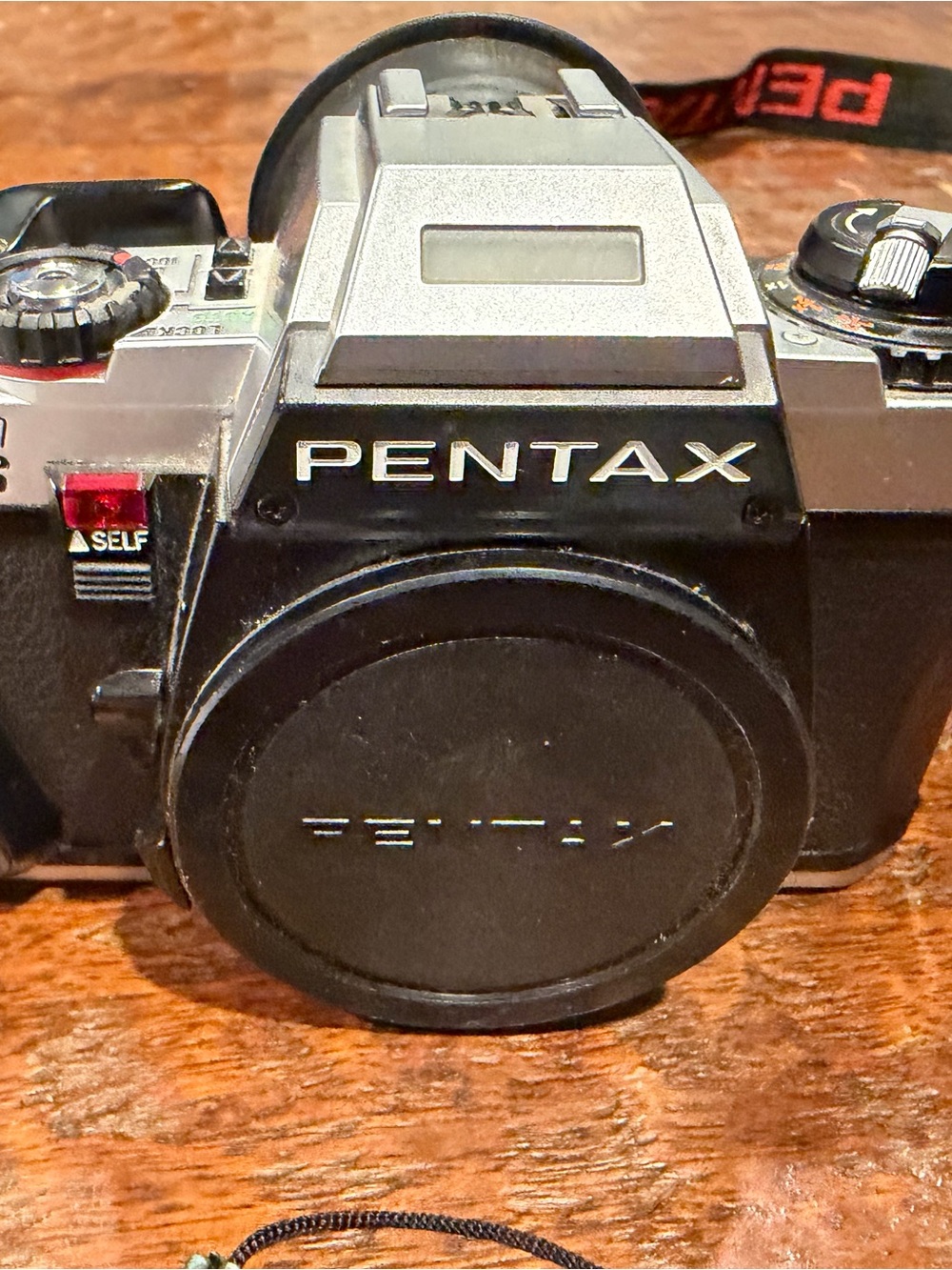Pentax SLR Camera Body in Black and Silver